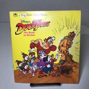 Duck Tales ~ A Big Little Golden Book ~ Walt Disney The Road To Riches Vintage